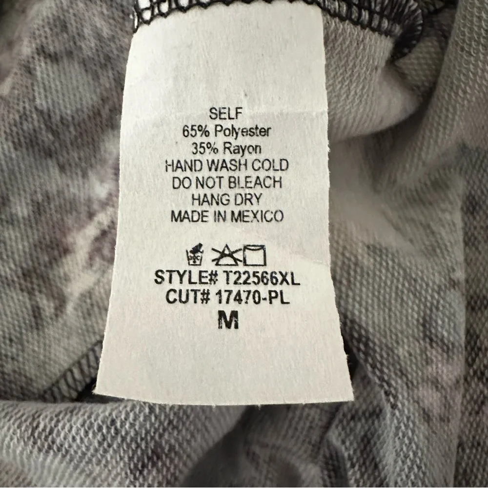 White Birch Tie‎ Dye Hooded Pullover Sweatshirt Size M